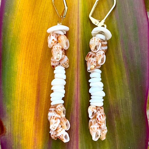 Ni’ihau Jewelry - OOAK Ni’ihau Shell Earrings Heirloom Hawaii